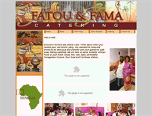 Tablet Screenshot of fatouandfama.com